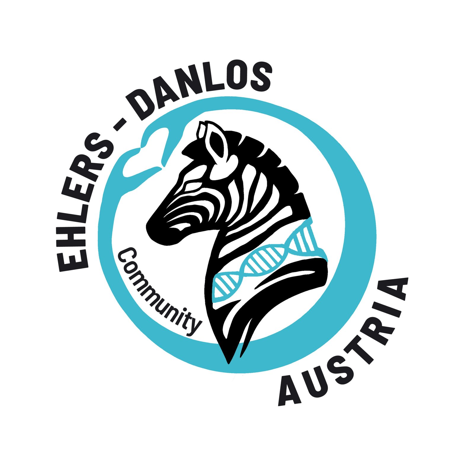 Ehlers-Danlos Austria, Zebra in einem Kreis