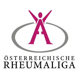 Österreichische Rheumaliga, stilisierte pinke Figur