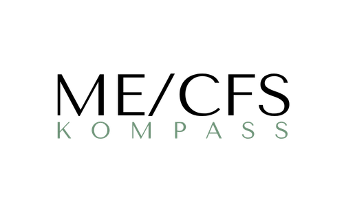 ME/CFS Kompass – Schriftzug „KOMPASS“ in grünen Großbuchstaben.